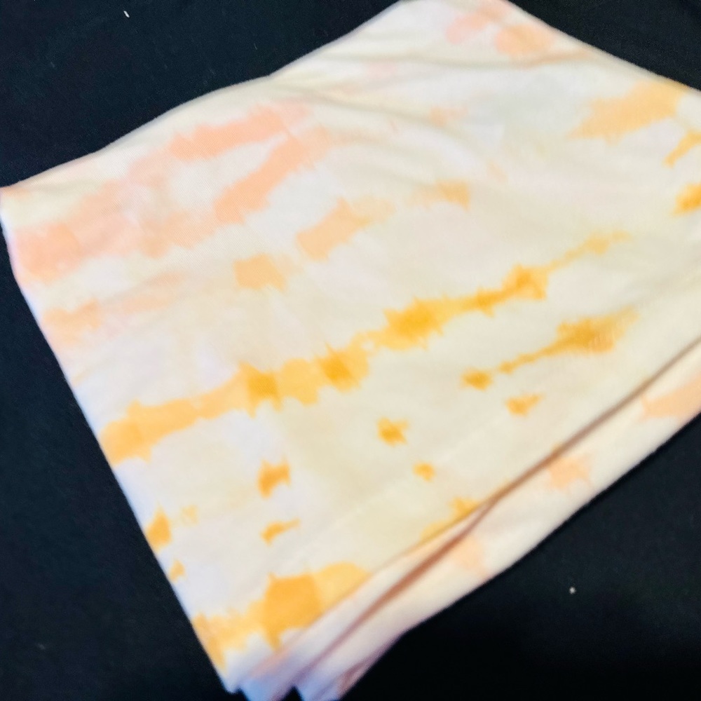 Tie Dye Tank Racer Back Light Weight Orange/Pink/White SZ LARGE - Picture 10 of 14